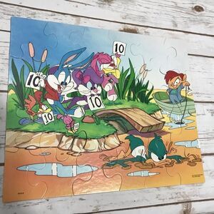 Milton Bradley Tiny Toon Adventures Puzzle 24‎ Pieces Vintage Diving Competition